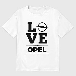 Мужская футболка оверсайз Opel Love Classic