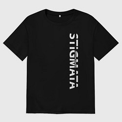 Мужская футболка оверсайз Stigmata ПРОТИВ ПРАВИЛ