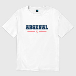 Футболка оверсайз мужская Arsenal FC Classic, цвет: белый