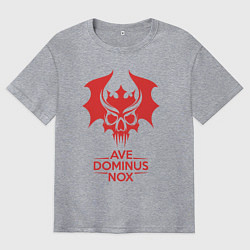 Мужская футболка оверсайз Ave Dominus Nox клич повелителей ночи