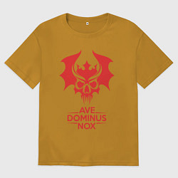 Мужская футболка оверсайз Ave Dominus Nox клич повелителей ночи