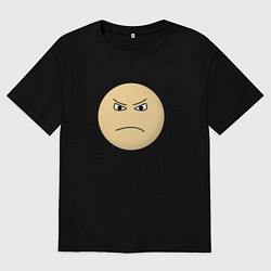 Футболка оверсайз мужская Злой Дурак, цвет: черный