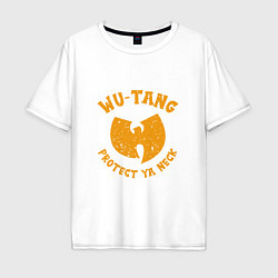 Футболка оверсайз мужская Protect Ya Neck Wu-Tang, цвет: белый