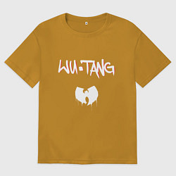 Футболка оверсайз мужская Ву-Тэнг Клэн, цвет: горчичный