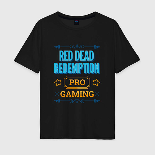 Мужская футболка оверсайз Игра Red Dead Redemption PRO Gaming / Черный – фото 1