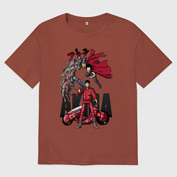 Мужская футболка оверсайз Akira anime