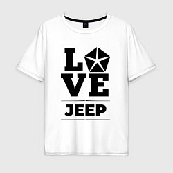 Мужская футболка оверсайз Jeep Love Classic