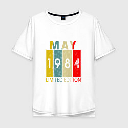 Мужская футболка оверсайз 1984 - Май