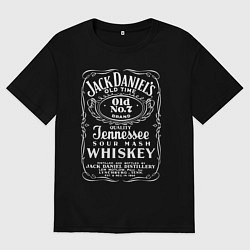 Мужская футболка оверсайз Джек Дэниелс легендарный виски