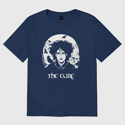 Футболка оверсайз мужская The Cure арт Роберт Смит, цвет: тёмно-синий