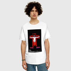 Футболка оверсайз мужская Евангелион Лилит, цвет: белый — фото 2