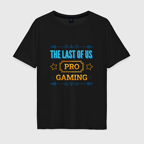 Мужская футболка оверсайз Игра The Last Of Us pro gaming / Черный – фото 1