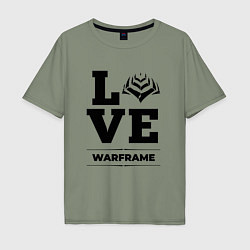 Мужская футболка оверсайз Warframe love classic