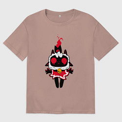 Мужская футболка оверсайз Воскресшая овечка - Cult of the lamb