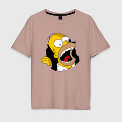 Мужская футболка оверсайз Симпсон Помогите!