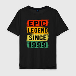 Мужская футболка оверсайз Эпичный Легендарный с 1999