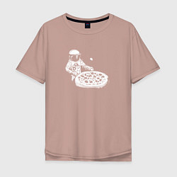 Мужская футболка оверсайз Space breakfast