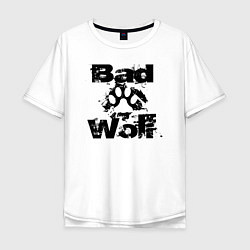 Мужская футболка оверсайз Bad Wolf - Злой волк