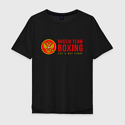 Мужская футболка оверсайз Lets get boxing