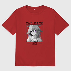 Мужская футболка оверсайз Яэ Мико жрица