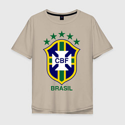 Мужская футболка оверсайз Brasil CBF