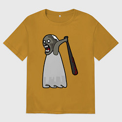 Мужская футболка оверсайз Бабка Гренни