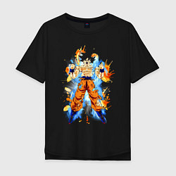 Футболка оверсайз мужская Dragon Ball - Goku, цвет: черный