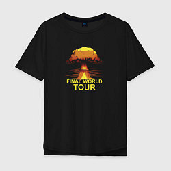 Футболка оверсайз мужская Atomic Final World Tour, цвет: черный