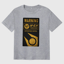 Мужская футболка оверсайз Контроль заражения