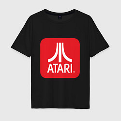 Мужская футболка оверсайз Atari logo