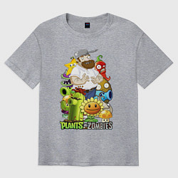 Мужская футболка оверсайз Craaazy Dave plants