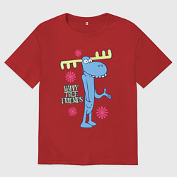 Футболка оверсайз мужская Lumpy, цвет: красный