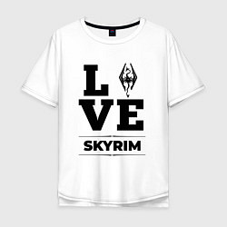 Мужская футболка оверсайз Skyrim love classic