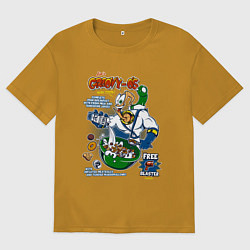 Мужская футболка оверсайз Червяк Джим