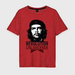 Футболка оверсайз мужская Revolution hero, цвет: красный