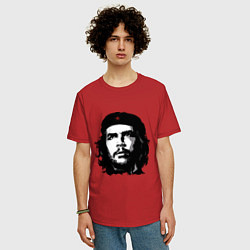 Футболка оверсайз мужская Ernesto Che Guevara, цвет: красный — фото 2