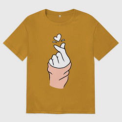 Мужская футболка оверсайз Hand click