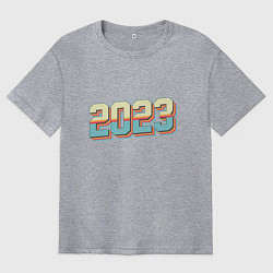 Мужская футболка оверсайз 2023