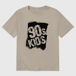 Мужская футболка оверсайз Дети девяностых