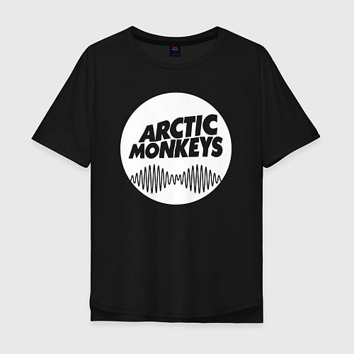 Мужская футболка оверсайз Arctic Monkeys rock / Черный – фото 1