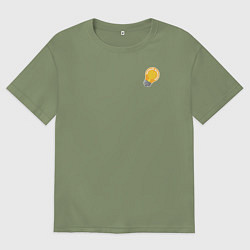 Мужская футболка оверсайз Вечный думатель