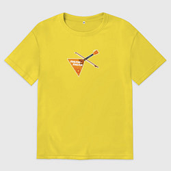 Футболка оверсайз мужская Люли-люли, цвет: желтый