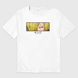 Футболка оверсайз мужская Санджи, цвет: белый