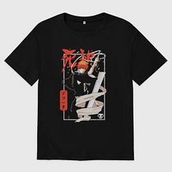 Мужская футболка оверсайз Ичиго с банкаем