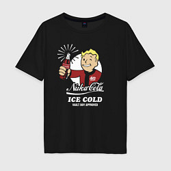 Футболка оверсайз мужская Vault boy - talisman - Fallout, цвет: черный