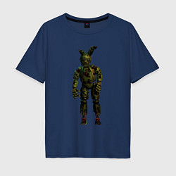 Футболка оверсайз мужская Springtrap, цвет: тёмно-синий
