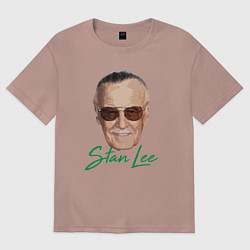 Футболка оверсайз мужская Mister Stan Lee, цвет: пыльно-розовый