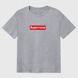 Мужская футболка оверсайз Superпапа