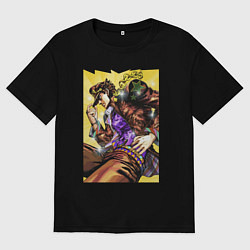 Мужская футболка оверсайз Джотаро Куджо - JoJo Bizarre Adventure
