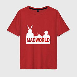 Мужская футболка оверсайз Mad world